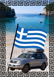 Toyota su spiaggia Greca